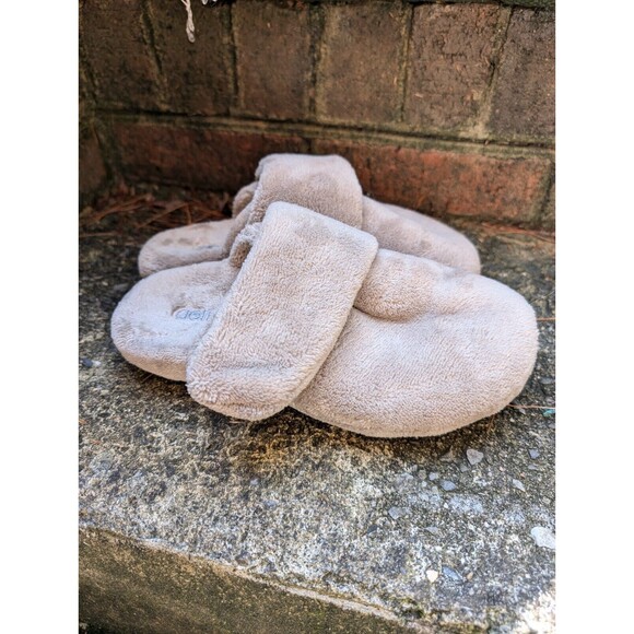 Aetrex Shoes Women Sz 5.5 Coffee Terrycloth Mandy Clog Slipper Memory Foam - Picture 2 of 7